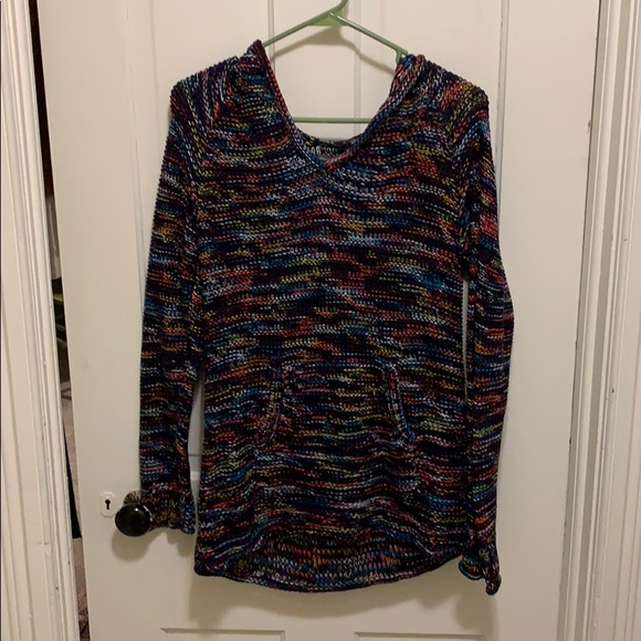 Hooded multicolor sweatshirt - Picture 1 of 3